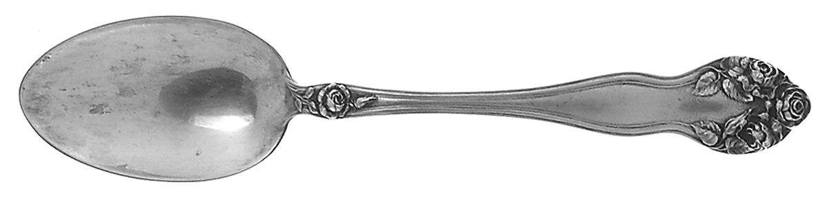 Wedding Rose (Sterling, 1900, No Monograms) Tablespoon (Serving Spoon) by Watson-1