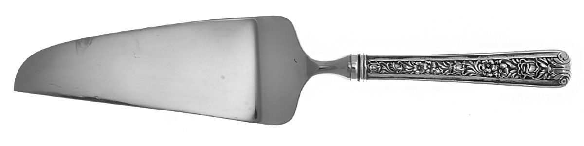 Windsor Rose (Sterling, 1940) Pie and Cake Server with Stainless Blade by Watson-1