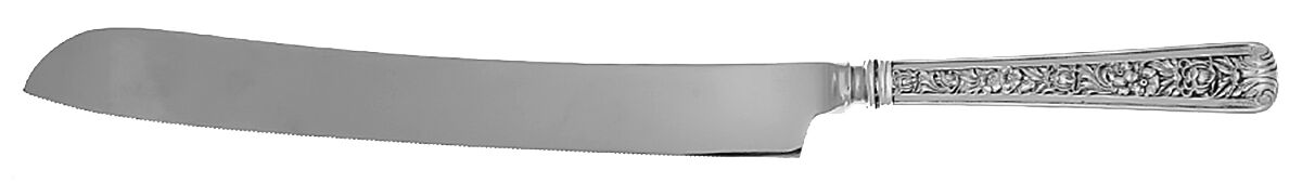 Windsor Rose (Sterling, 1940) Wedding Cake Knife with Stainless Blade HC by Watson-1