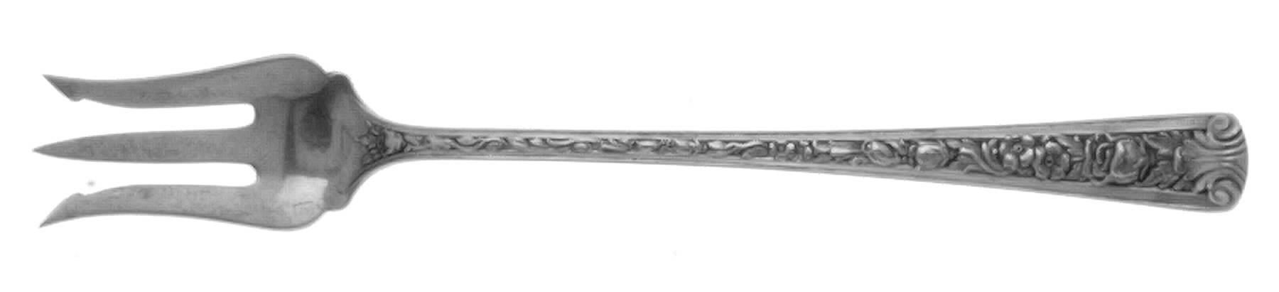 Windsor Rose (Sterling, 1940) Short Handle Pickle/Olive Fork by Watson-1
