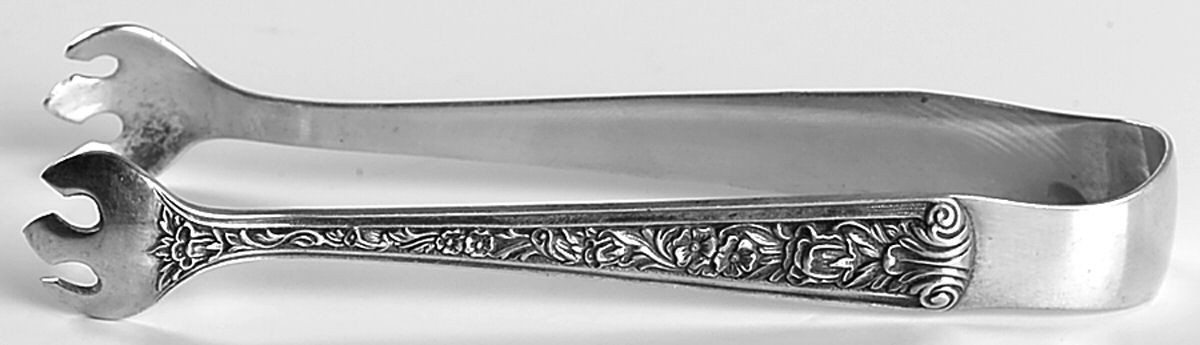 Windsor Rose (Sterling, 1940) Sugar Tongs by Watson-1