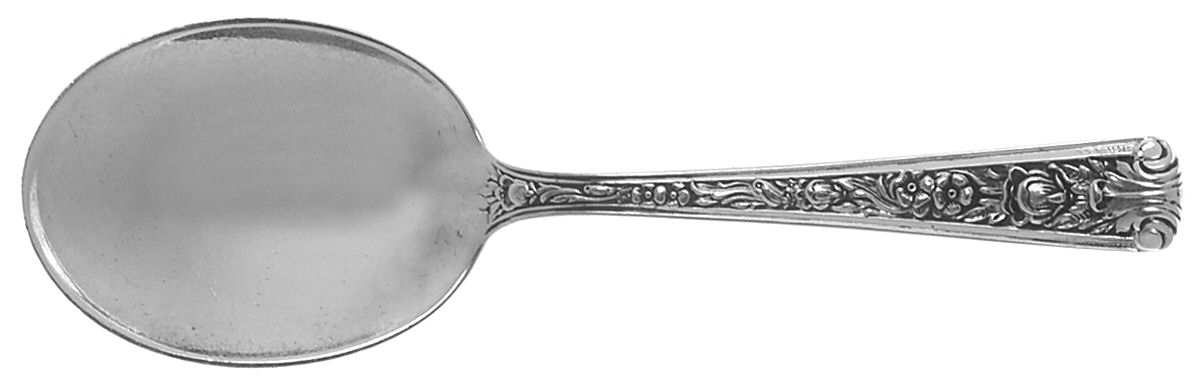Windsor Rose (Sterling, 1940) Straight Handle Baby Spoon by Watson-1