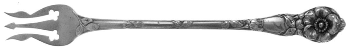 Wild Rose (Sterling, 1905) Oyster Fork by Watson-1