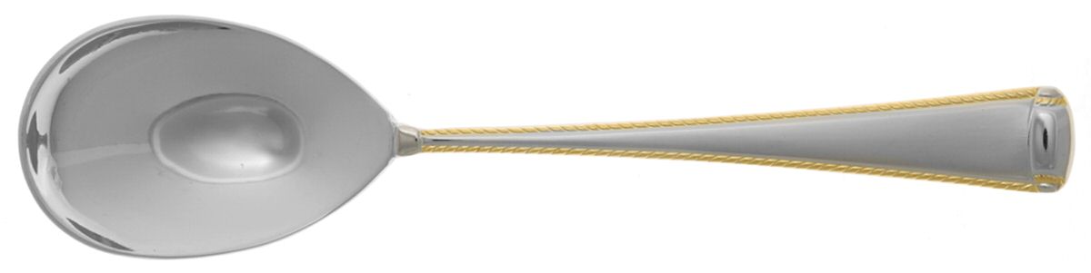Golden Monarch (Stainless, Gold Acct) Sugar Spoon by Wallace Silver-1