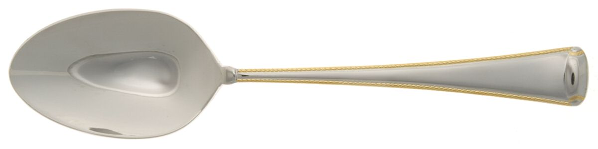 Golden Monarch (Stainless, Gold Acct) Tablespoon (Serving Spoon) by Wallace Silver-1