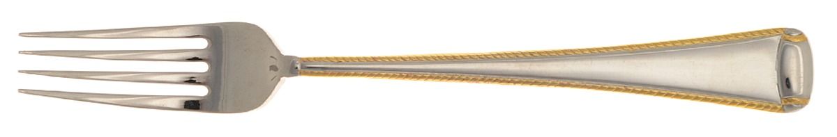 Golden Monarch (Stainless, Gold Acct) Individual Salad Fork by Wallace Silver-1