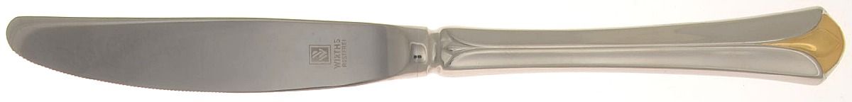 Art Gold (Stainless) Modern Hollow Knife by Wirths-1