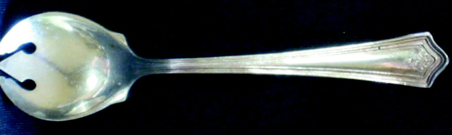 Beatrice (Silverplate) Ice Cream Fork by Williams Bros-1