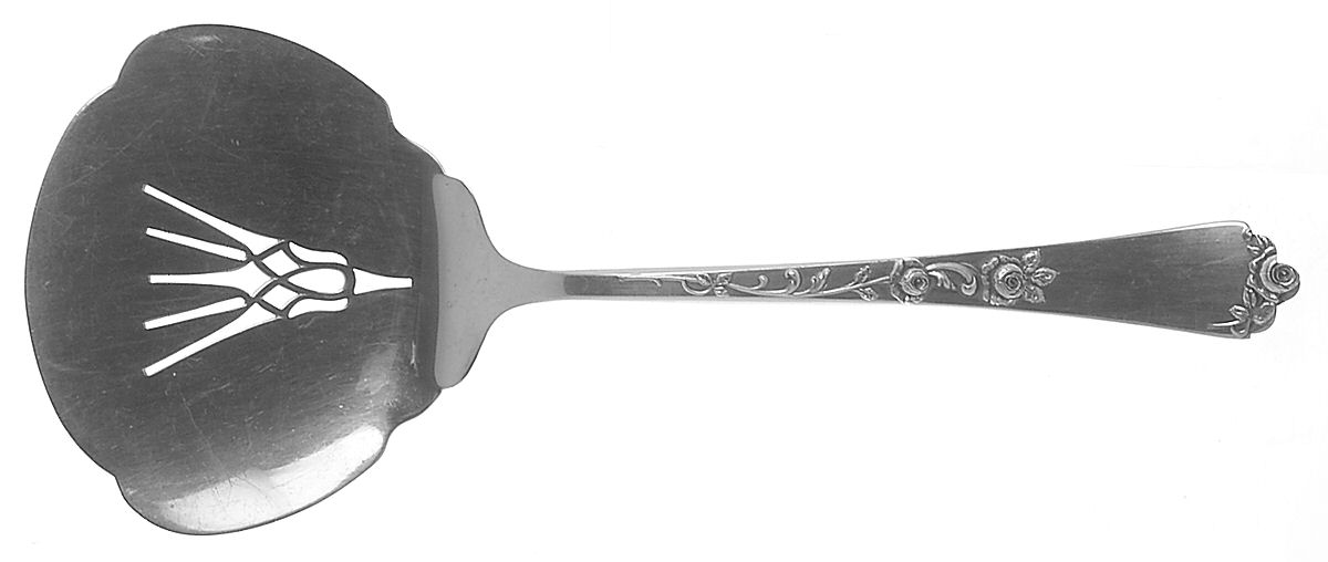 Sterling Rose (Sterling, 1955) Tomato Server, Solid Piece by Wallace Silver-1