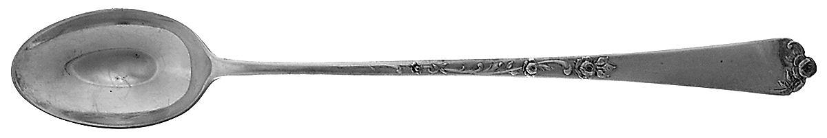 Sterling Rose (Sterling, 1955) Iced Tea Spoon by Wallace Silver-1
