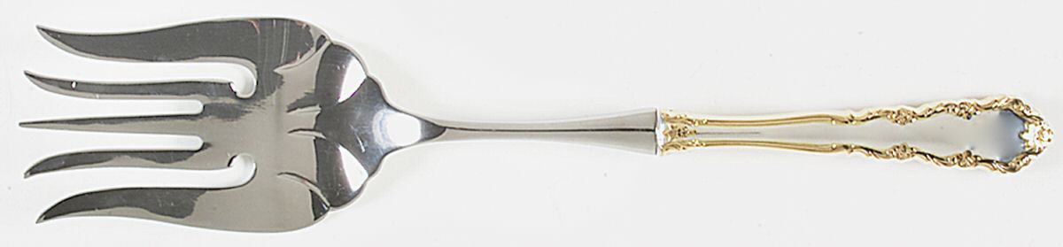 Shenandoah (Sterling) Stainless-Tine Utility Serving Fork by Wallace Silver-1