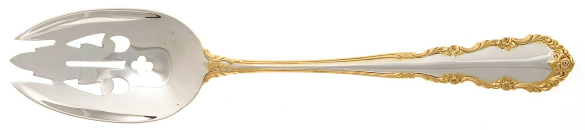 Shenandoah (Sterling) Pierced Tablespoon (Serving Spoon) by Wallace Silver-1