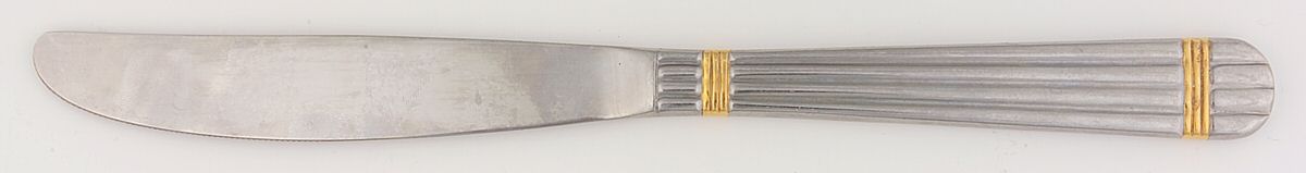 Gold Chardonnay (Stainless) Modern Solid Knife by Wallace Silver-1