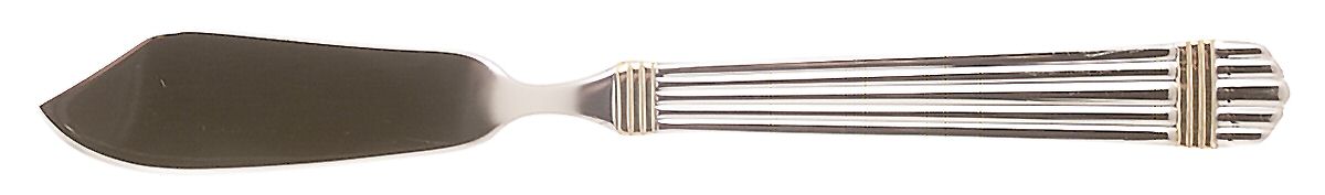 Gold Chardonnay (Stainless) Flat Handle Master Butter Knife by Wallace Silver-1