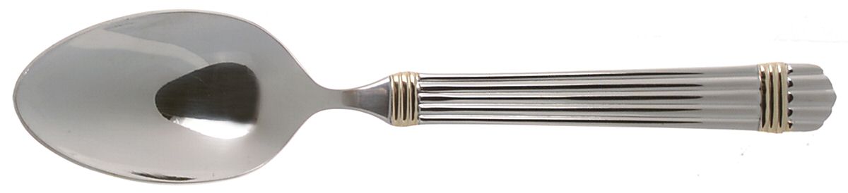 Gold Chardonnay (Stainless) Tablespoon (Serving Spoon) by Wallace Silver-1