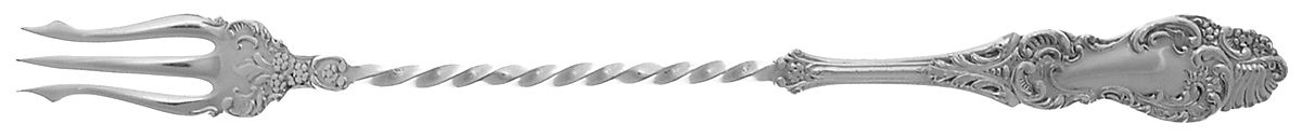 Three (Silverplate) Long Handle Pickle/Olive Fork by Wm H Rogers-1