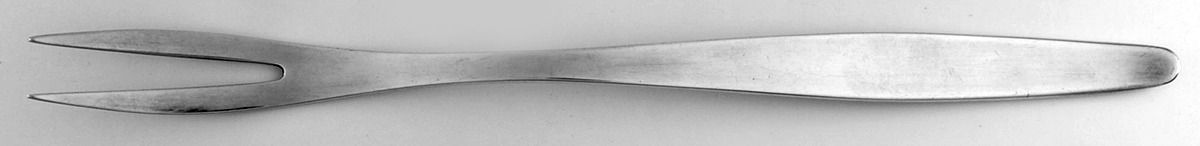 Laurel -Stockholm (Silverplate) Small Solid Cold Meat Serving Fork by WMF Flatware-1