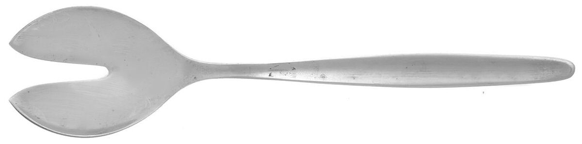 Laurel -Stockholm (Silverplate) Small 2-Tine Cold Meat Serving Fork by WMF Flatware-1