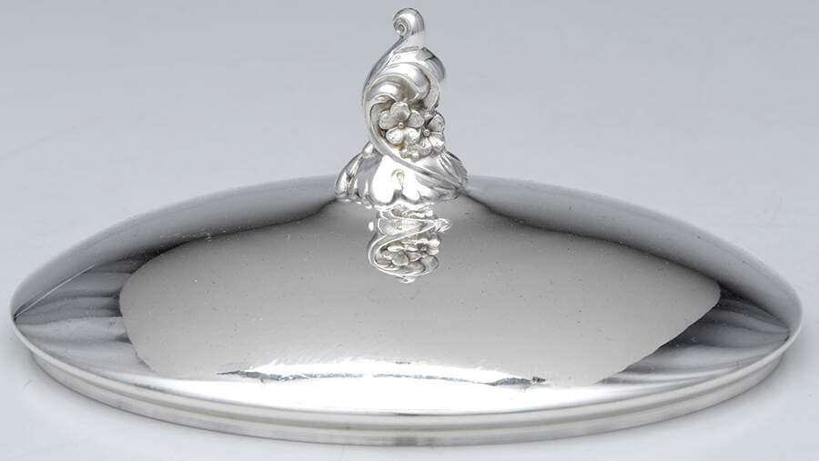 Baroque (Silverplate, Hollowware, Older) 1 Qt Round Covered Casserole-No Lid by Wallace Silver-1
