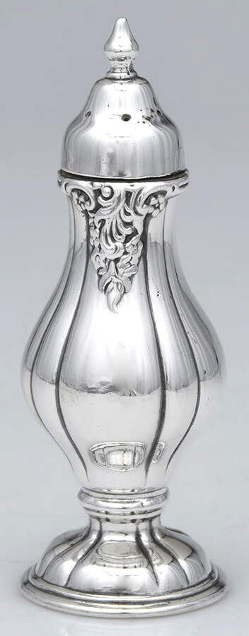 Baroque (Silverplate, Hollowware, Older) Pepper Shaker by Wallace Silver-1