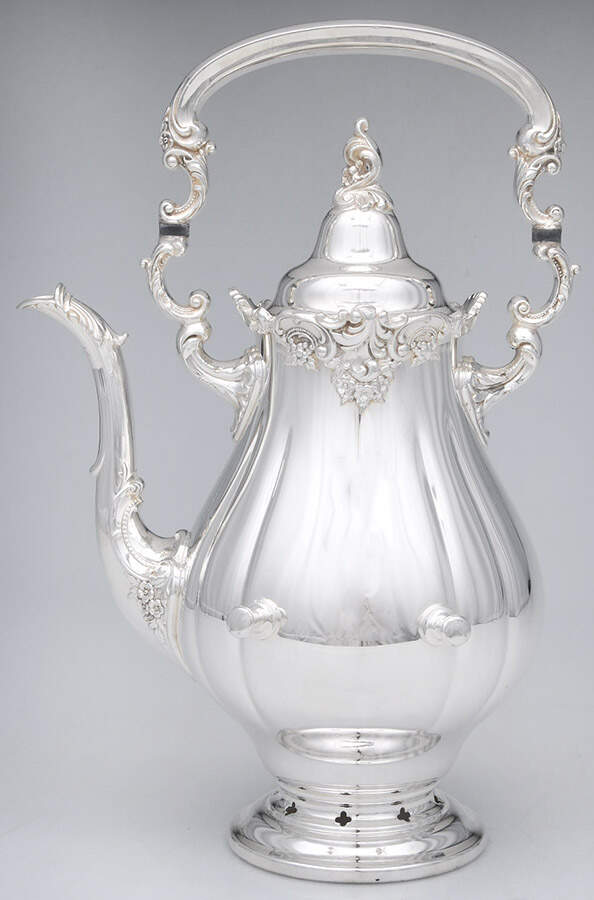 Baroque (Silverplate, Hollowware, Older) Kettle No Stand No Burner by Wallace Silver-1