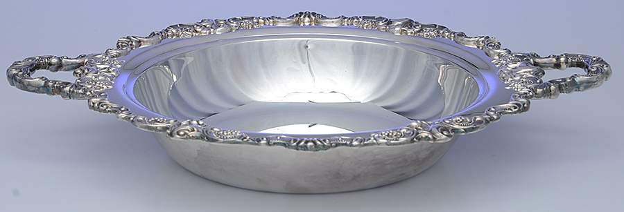 Baroque (Silverplate, Hollowware, Older) Chafing Dish No Lid by Wallace Silver-1