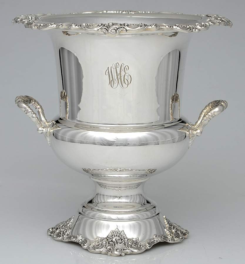 Baroque (Silverplate, Hollowware, Older) Wine Cooler by Wallace Silver-1