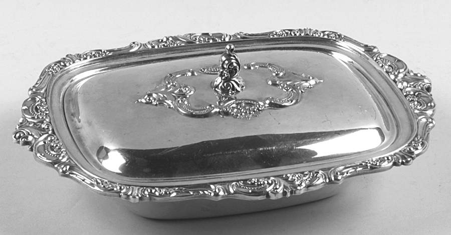 Baroque (Silverplate, Hollowware, Older) Individual Casserole & Lid by Wallace Silver-1