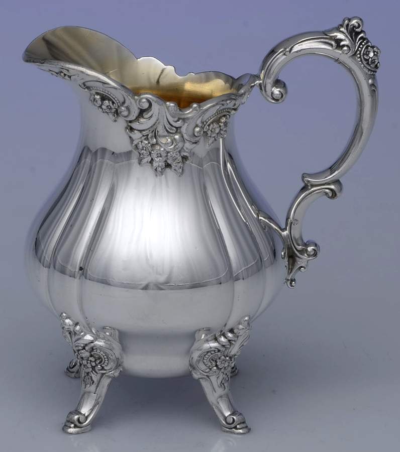 Baroque (Silverplate, Hollowware, Older) Creamer by Wallace Silver-1