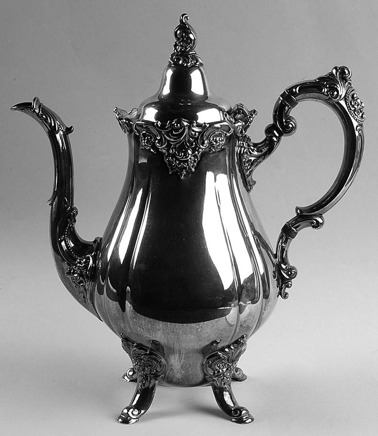 Baroque (Silverplate, Hollowware, Older) Silverplate Coffee Pot by Wallace Silver-1