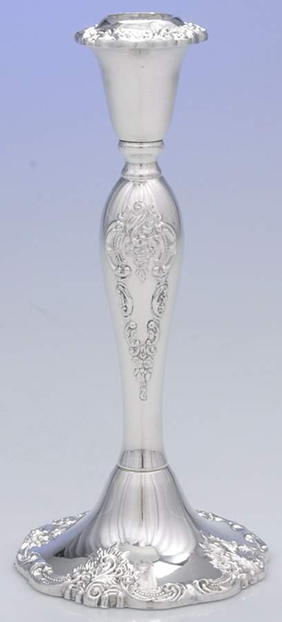 Baroque (Silverplate, Hollowware, Older) 8" Candlestick by Wallace Silver-1