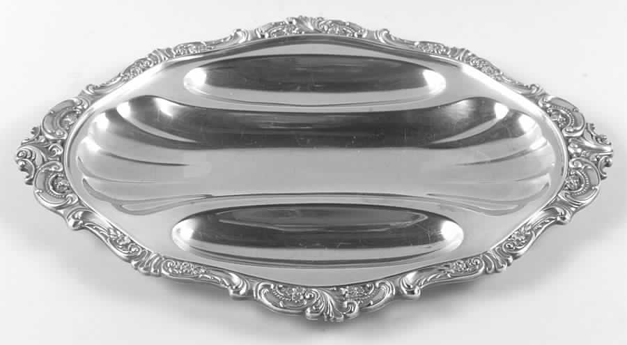 Baroque (Silverplate, Hollowware, Older) 3 Part Relish by Wallace Silver-1