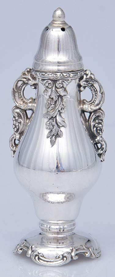 Baroque (Silverplate, Hollowware, Older) Pepper Shaker by Wallace Silver-1