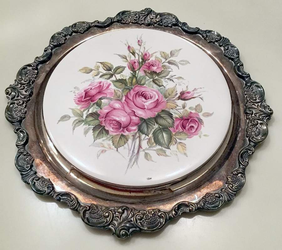 Baroque (Silverplate, Hollowware, Older) Trivet by Wallace Silver-1