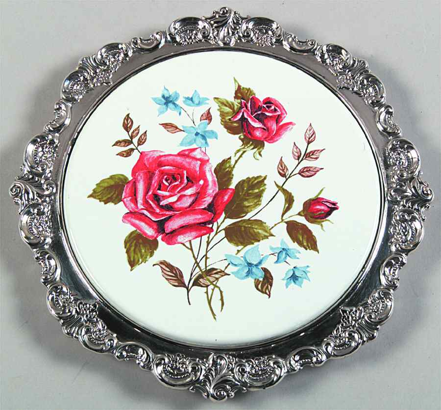 Baroque (Silverplate, Hollowware, Older) Trivet by Wallace Silver-1