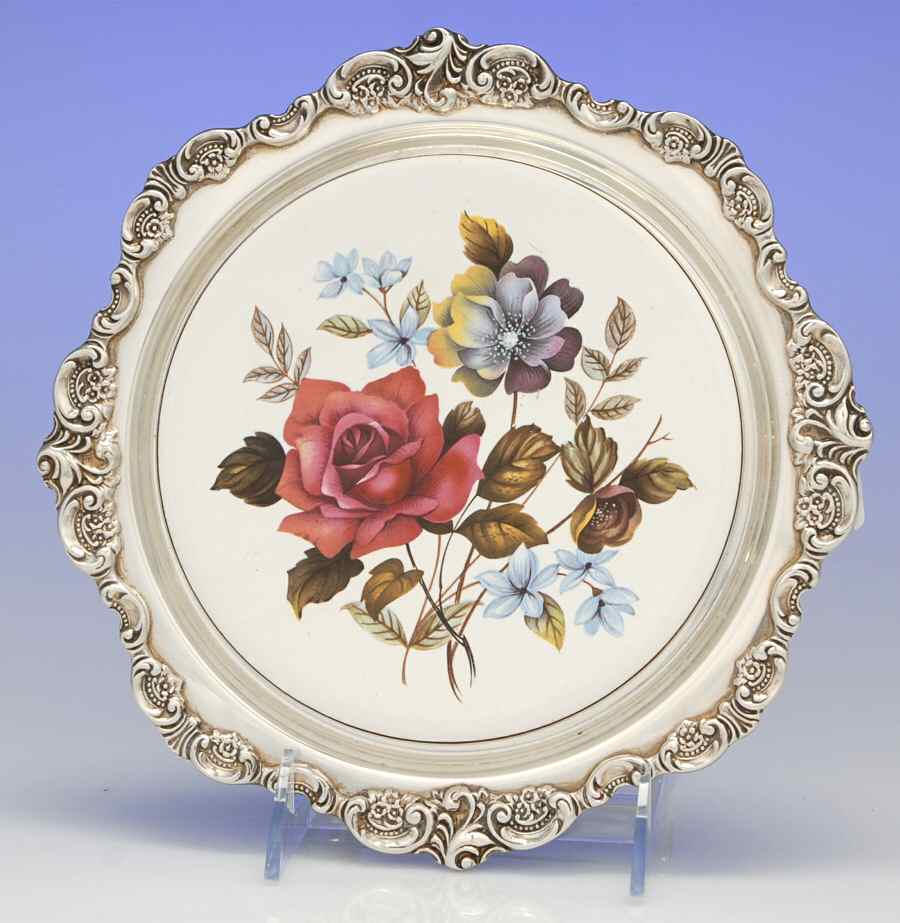 Baroque (Silverplate, Hollowware, Older) Trivet by Wallace Silver-1