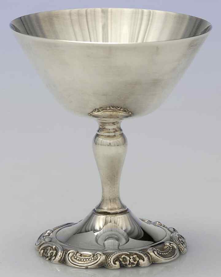 Baroque (Silverplate, Hollowware, Older) Champagne Sherbet by Wallace Silver-1