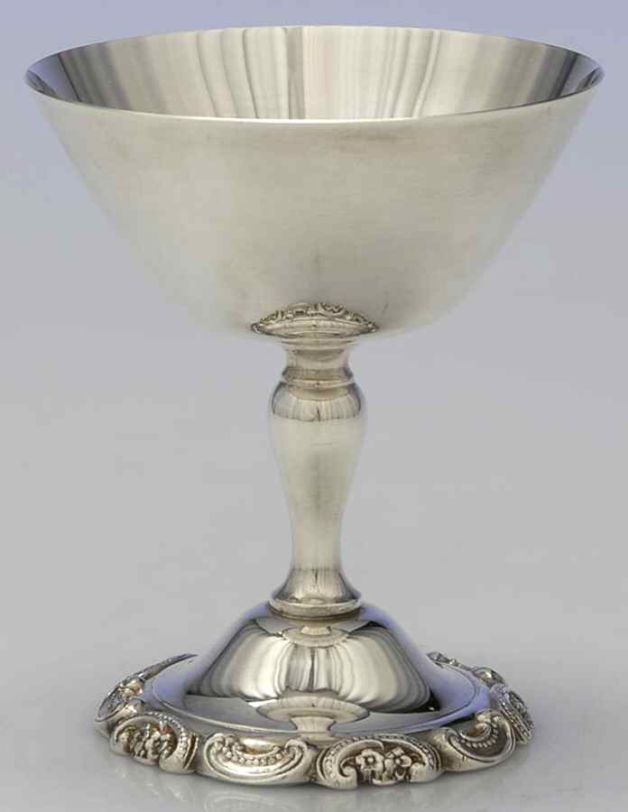 Baroque (Silverplate, Hollowware, Older) Champagne Sherbet by Wallace Silver-1