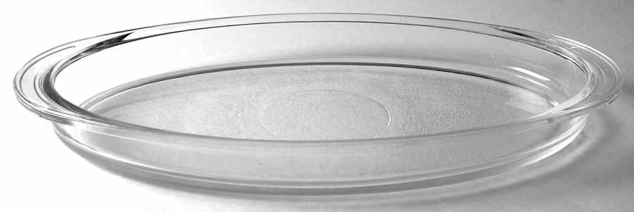 Baroque (Silverplate, Hollowware, Older) Glass Liner for Oval Buffet Server by Wallace Silver-1