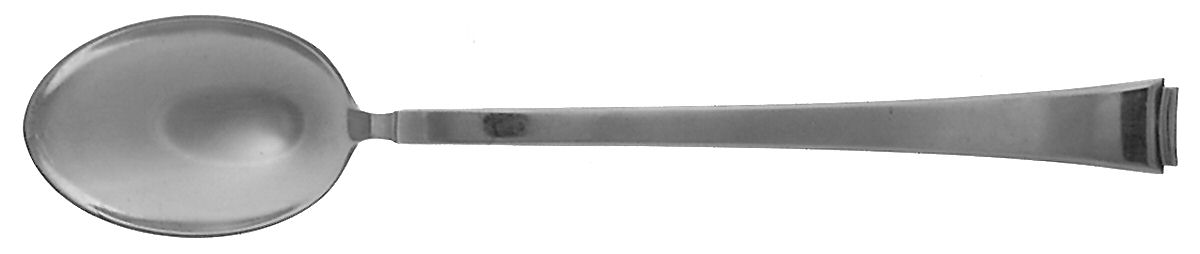 Faceon (Silverplate) Solid Serving Spoon by WMF Flatware-1