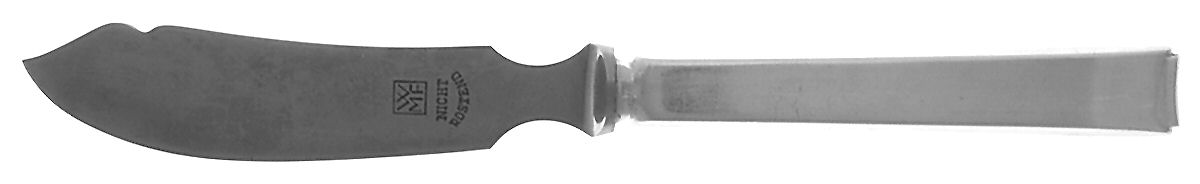 Faceon (Silverplate) Hollow Handle Master Butter Knife by WMF Flatware-1