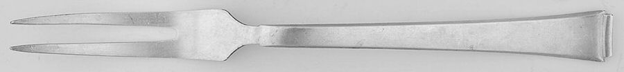 Faceon (Silverplate) Short Handle Pickle/Olive Fork by WMF Flatware-1