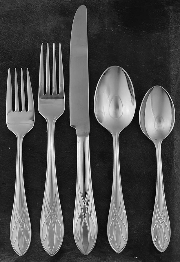 Lismore (Stainless) 5 Piece Place Setting by Waterford-1