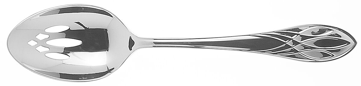 Lismore (Stainless) Pierced Tablespoon (Serving Spoon) by Waterford-1