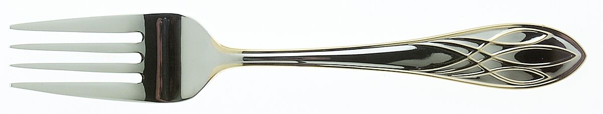Lismore Gold (Stainless, Gold Accent) Individual Salad Fork by Waterford-1