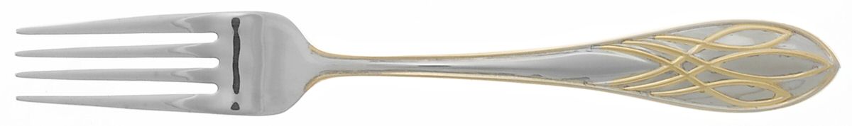 Lismore Gold (Stainless, Gold Accent) Fork by Waterford-1