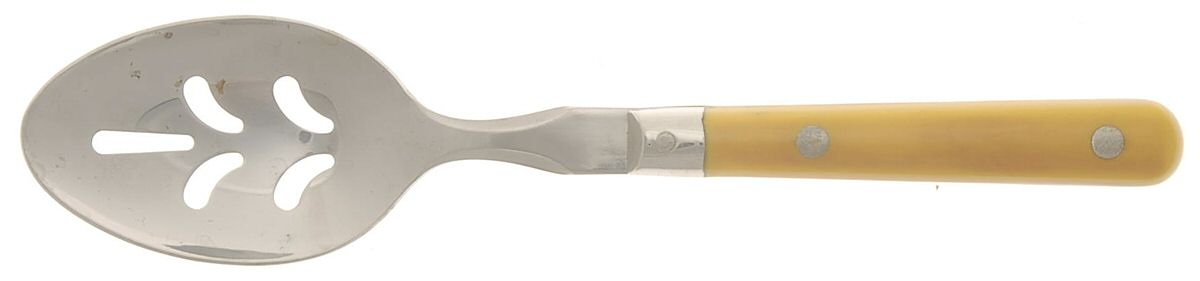 Mardi Gras-Yellow (Stainless) Pierced Tablespoon (Serving Spoon) by Washington Forge-1