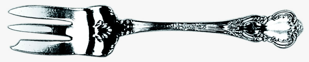 Lombardy (Sterling) Individual Pie Fork by Wendell-1