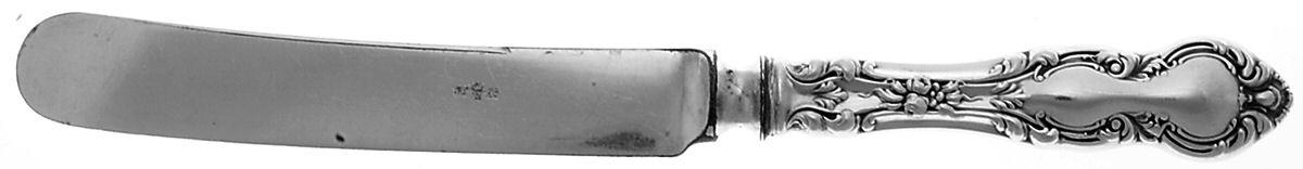 Lombardy (Sterling) Old French Hollow Knife with Bolster by Wendell-1