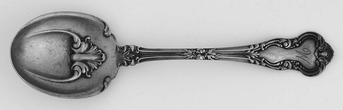 Lombardy (Sterling) Monogram Sugar Spoon by Wendell-1